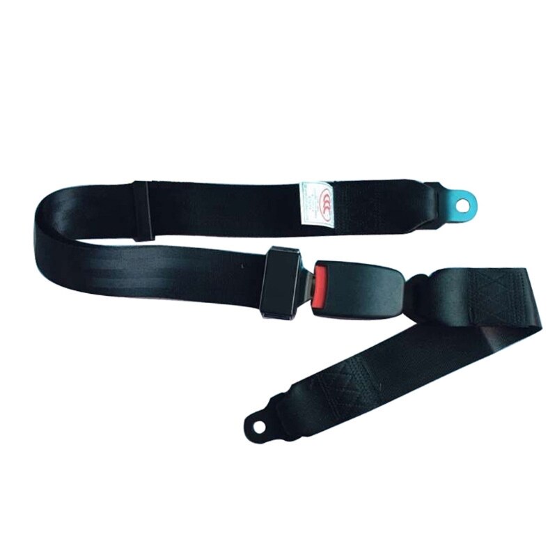 Safety Two Point Adjustable Belt Black Universal Car Vehicle Seat Belt Extension Extender Strap