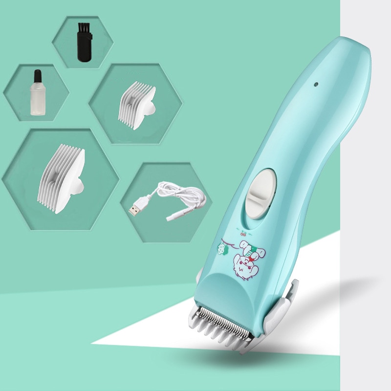 Baby Electric Baby Hair Trimmer Hair Clipper Baby Hair Care Cutting Remover Rechargeable Quiet Kids Infant Women Pet Hair Shaver