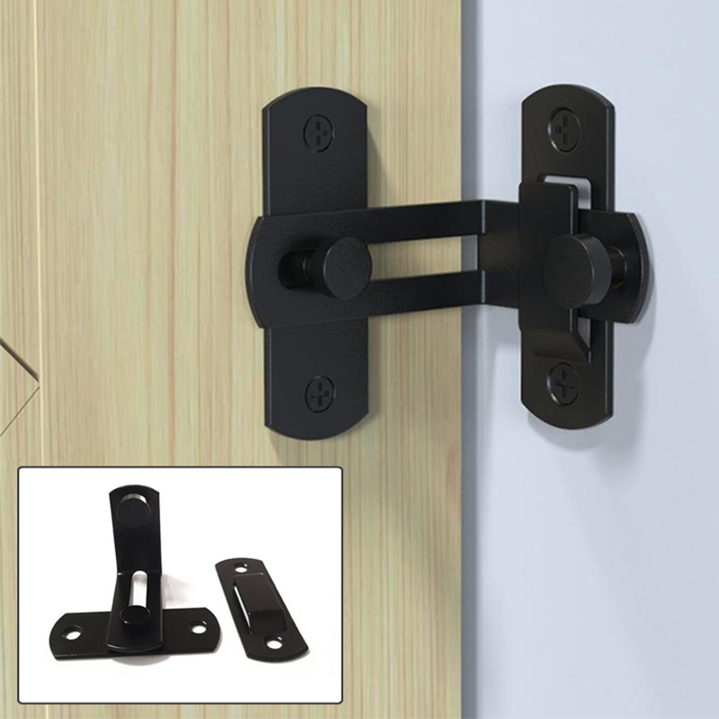 American Barn Door Lock 48*35mm Stainless Steel Ba... – Grandado