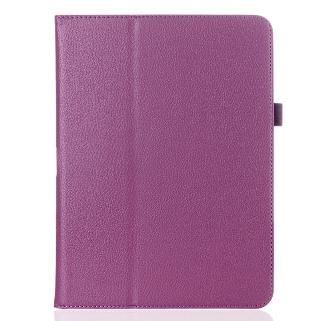 Voor samsung galaxy tab 4 10.1 inch  t530 t531 t535 sm-t530 t533 sm-t531 sm-t535 tab 4 tablethoes tablet holster leren hoes: Paars
