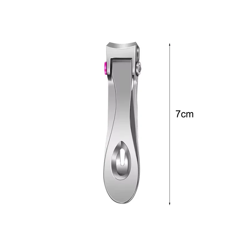 Large Opening Toe Clipper Stainless Steel Splash-Proof Nail Clipper Portable Dead Skin Removal Pedicure Clipper Cuticle Trimmer: Ivory
