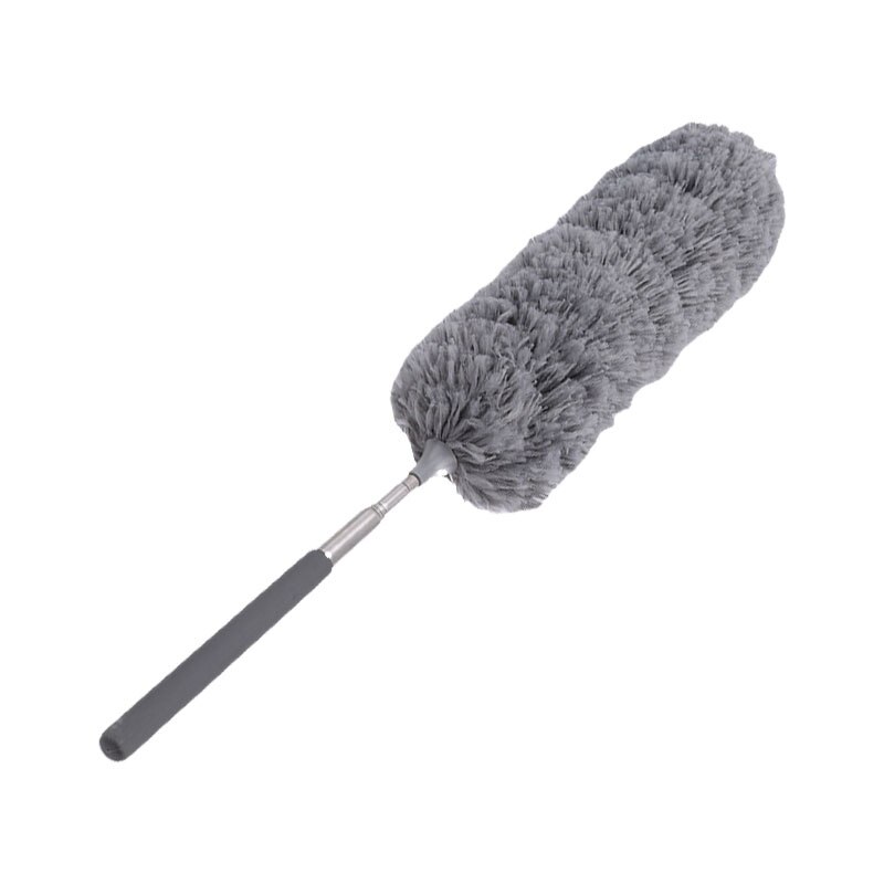 1x Long Handle Dusting Cleaning Brush Telescopic Extendable Feather Duster Bending Duster Brush Vent Detailing Removal Household