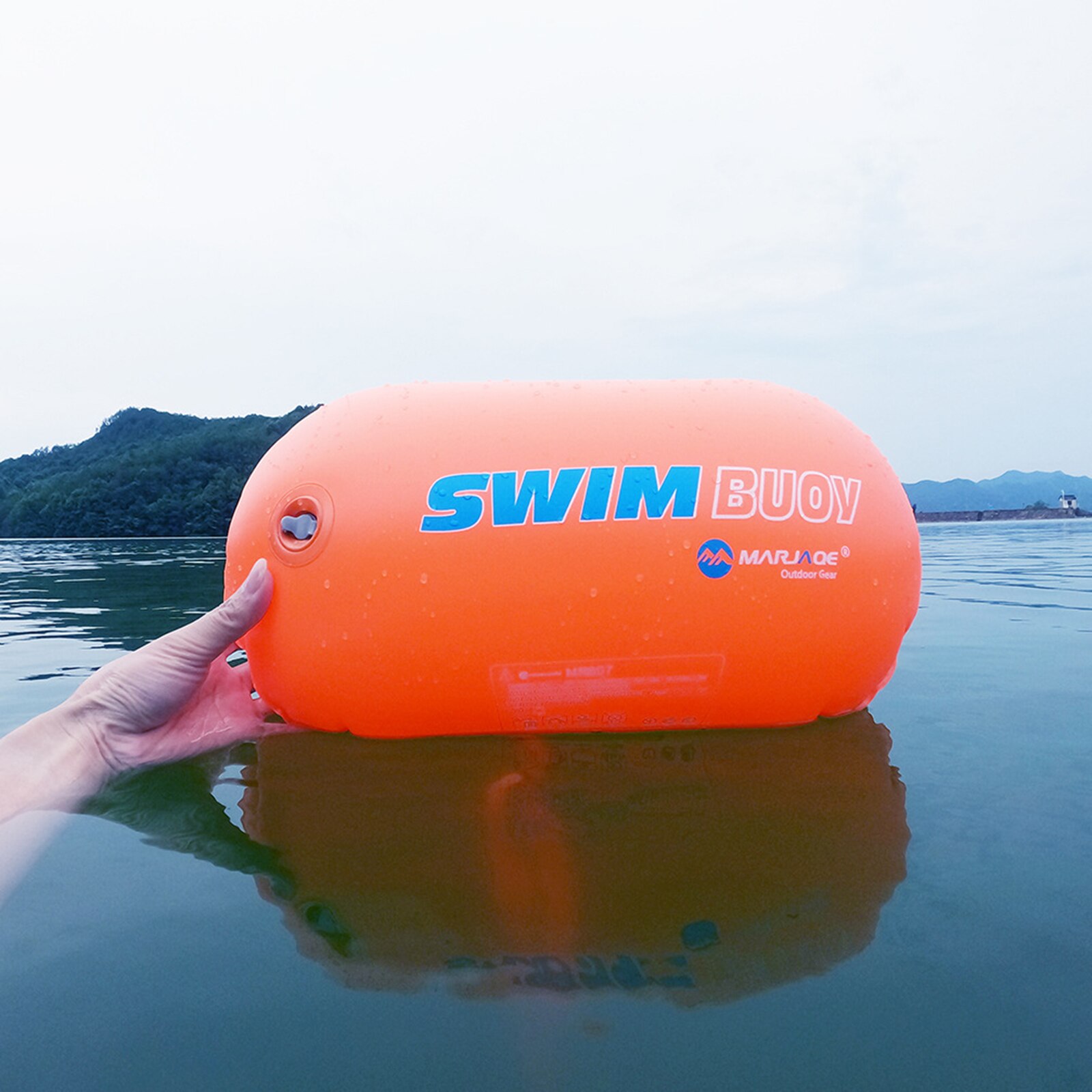 Swim Safe Buoy Tow Floats Pool Open Wild Swimming Inflatable Air Bag