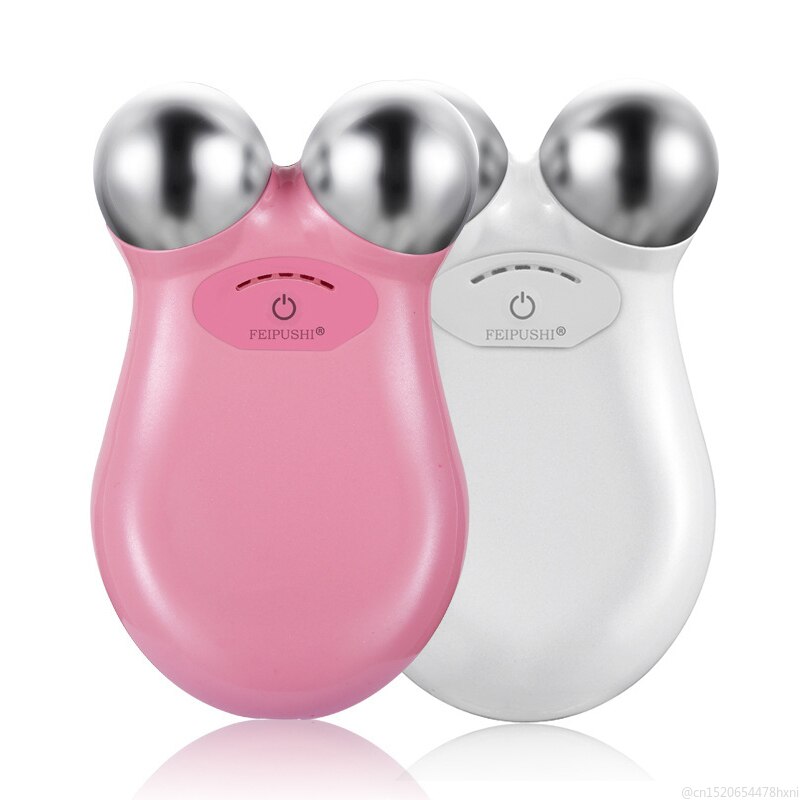 Microcurrent Face Lift Machine Skin Tightening Rejuvenation Spa V Shaped Lifting Electric Facial Roller Anti Wrinkle Massager