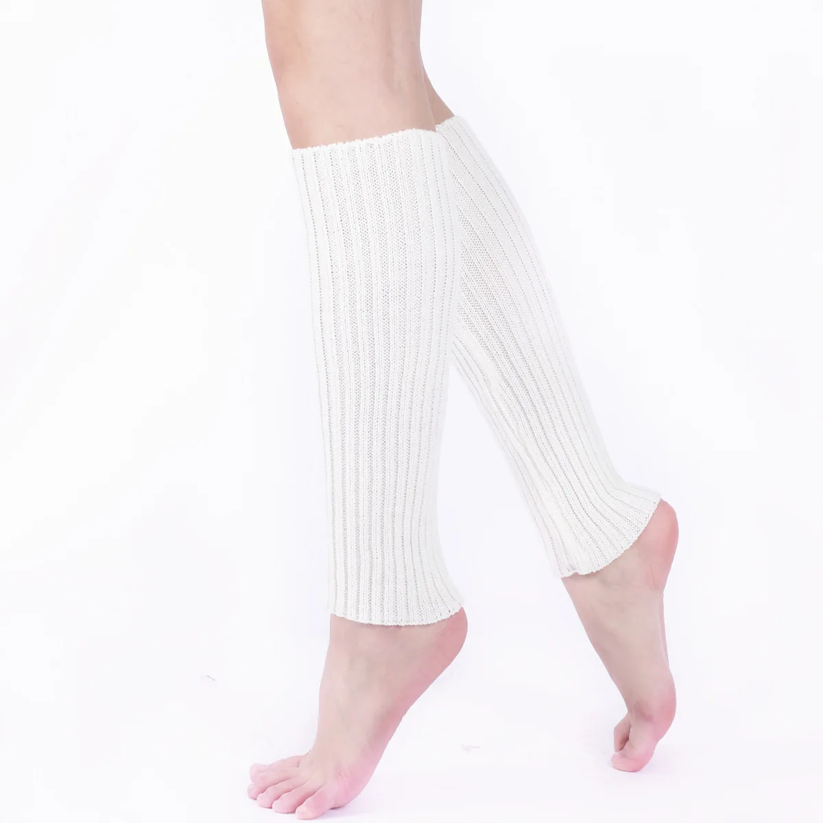 Calentadores de piernas de punto de color neón para mujer, calcetín acanalado brillante sin pies, Punk, negro, hasta la rodilla, gótico, Hip-hop, Rock, 2024: Oro
