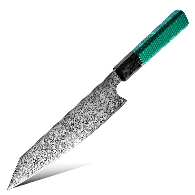 GRANDSHARP 1PCS or 4 PCS Kitchen Knife Sets vg10 Japanese Damascus Chef Knife Kiritsuke Utility Gyuto Knives Cutter: 8 inch Kiritsuke