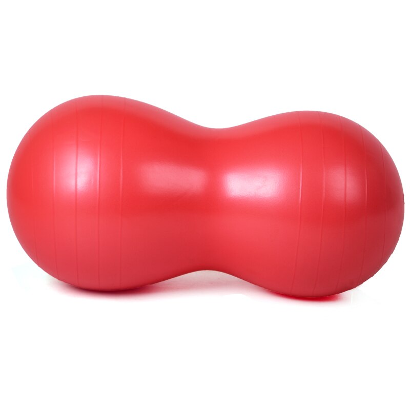 Pelota de PVC de 45x90cm para Yoga, cacahuete, Pilates, varios colores, gimnasio, ejercicio, bolas de entrenamiento, terapia deportiva interior, Fitness, perder peso: Red