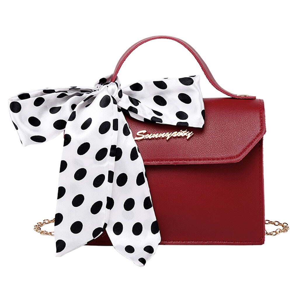 Vrouwen Sjaal Schoudertas Luxe Messenger Bags Vintage Europese Amerikaanse Kleine Crossbody Tassen Bolsa Feminina # T1P: Red