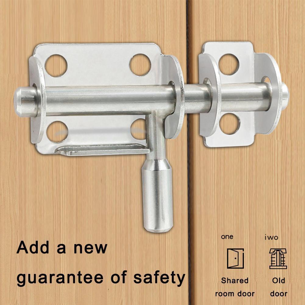 Loquet de porte en bois Durable, loquet de serrure en acier, boulon coulissant, accessoires de quincaillerie pour porte de maison, B8T7, 1 pièce
