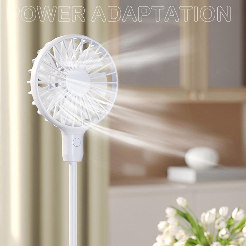 Adjustable USB Desk Fan With Flexible Hose and On/Off Switch for Office Dorm Outdoor Camping 5V Power Compatible