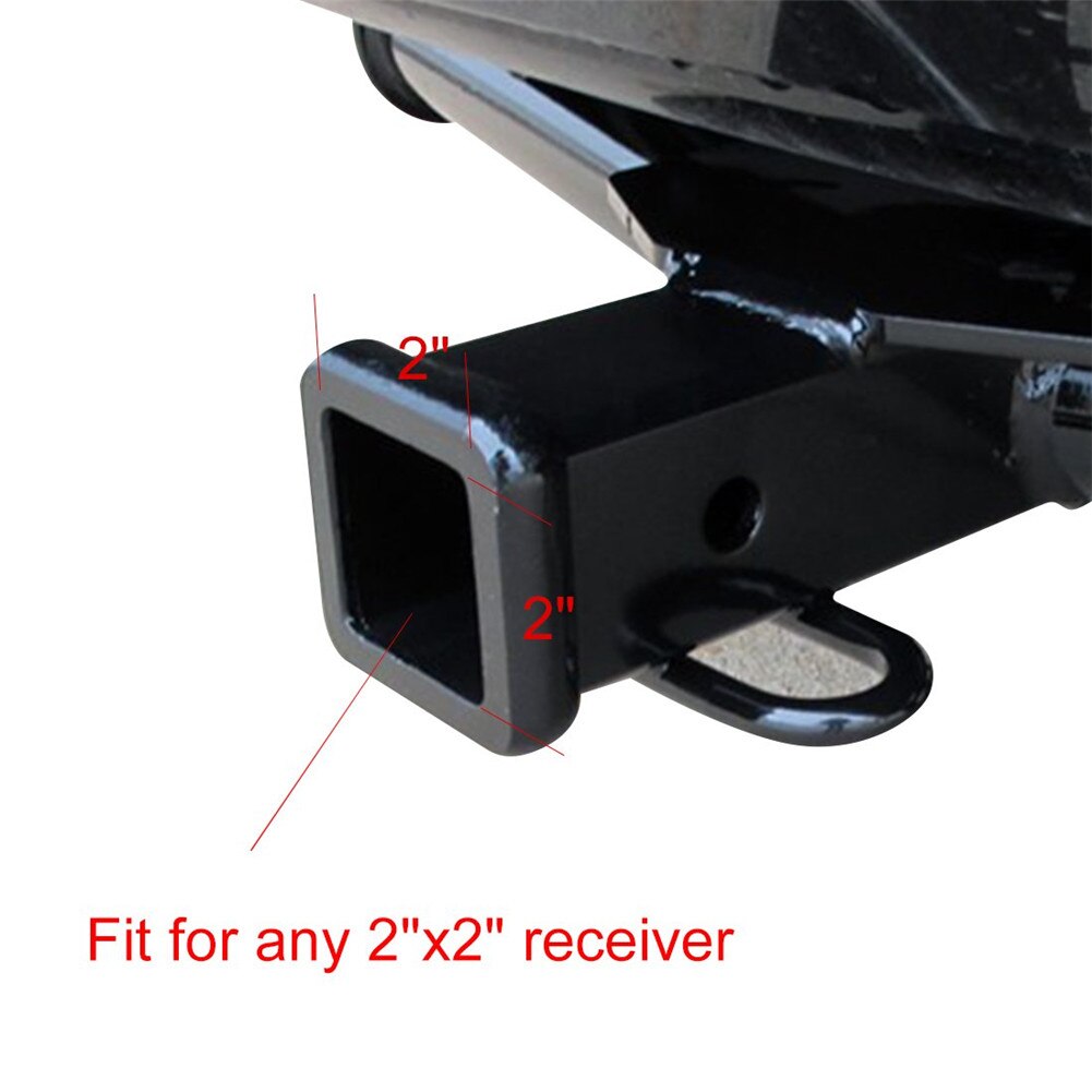 2 inch Trailer Hitch Tube Plug Receiver Cover Dust Protecter for Jeep Ford GMC For Toyota Towing Bars
