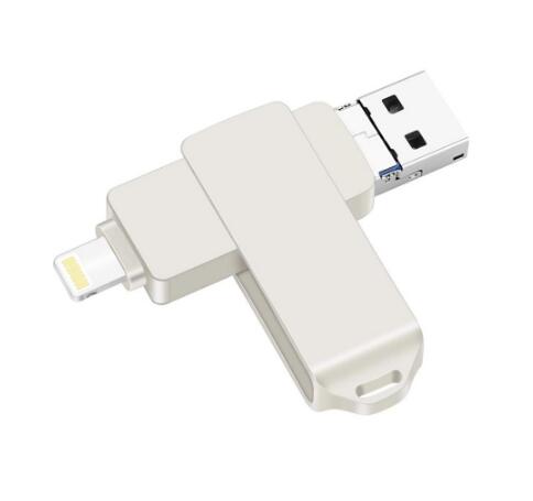 OTG – clé USB 3.0/1,64/128/256 go, 32 go de mémoire flash, Micro-USB, pour iPhone 3, iPad, iOS, Android, PC