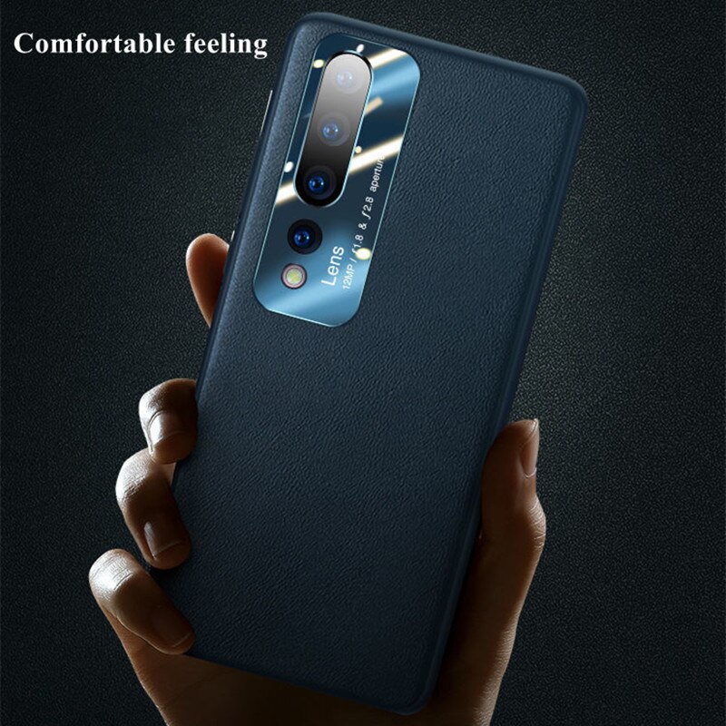 Luksusowe skórzane etui do Xiaomi 10 11 Pro odporna na wstrząsy Funda do Xiaomi 11 Mi11 pełna pokrywa tylna obudowa aparatu Mi10 silikonowy zderzak