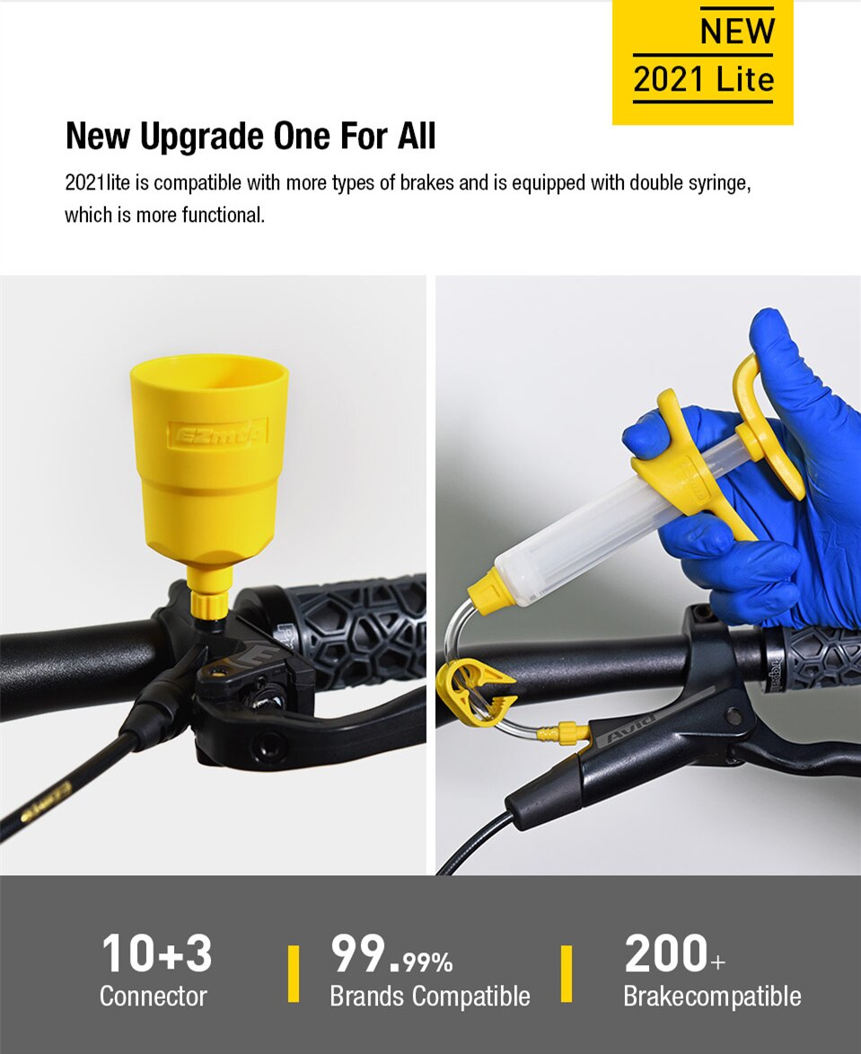 EZMTB Universal Bicycle Hydraulic Disc Brake Bleed Kit for shimano&magura&hayes&formula&sram&avid&giant&nutt brake