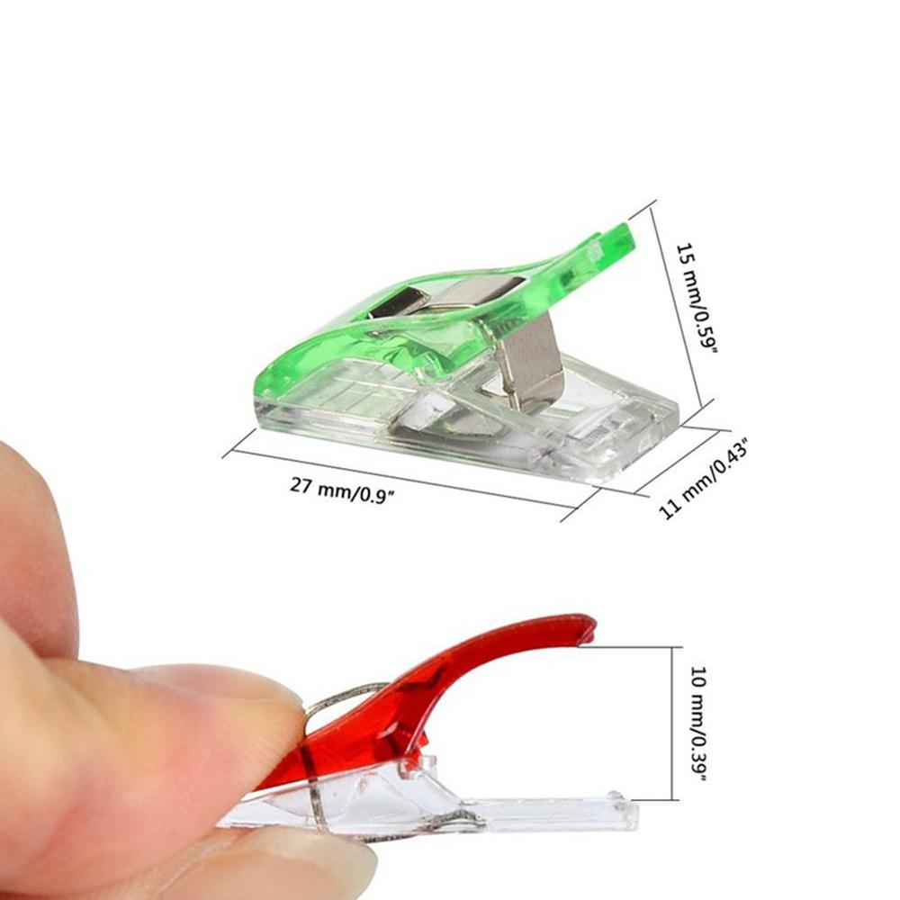 Huishoudelijke handgemaakte knutselclip patchwork naaiclips veelkleurige klaver wonder plastic clip