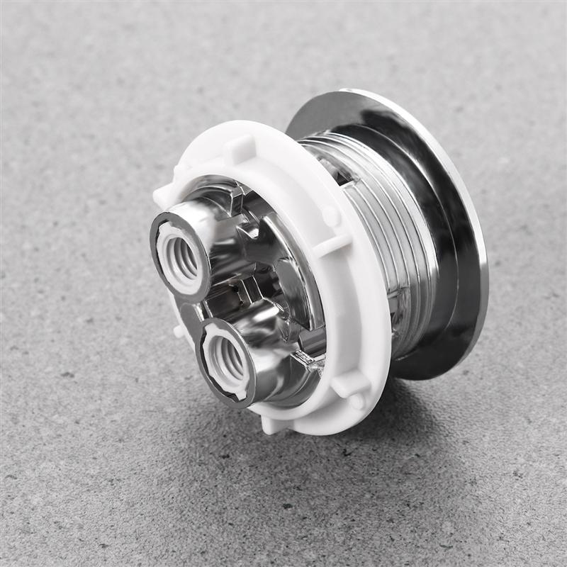 ROSENICE 114mm Toilet Flush Button Dual Flush Toilet Tank Button Dual Flush Push Button Toilet Push Buttons With Rods Repair