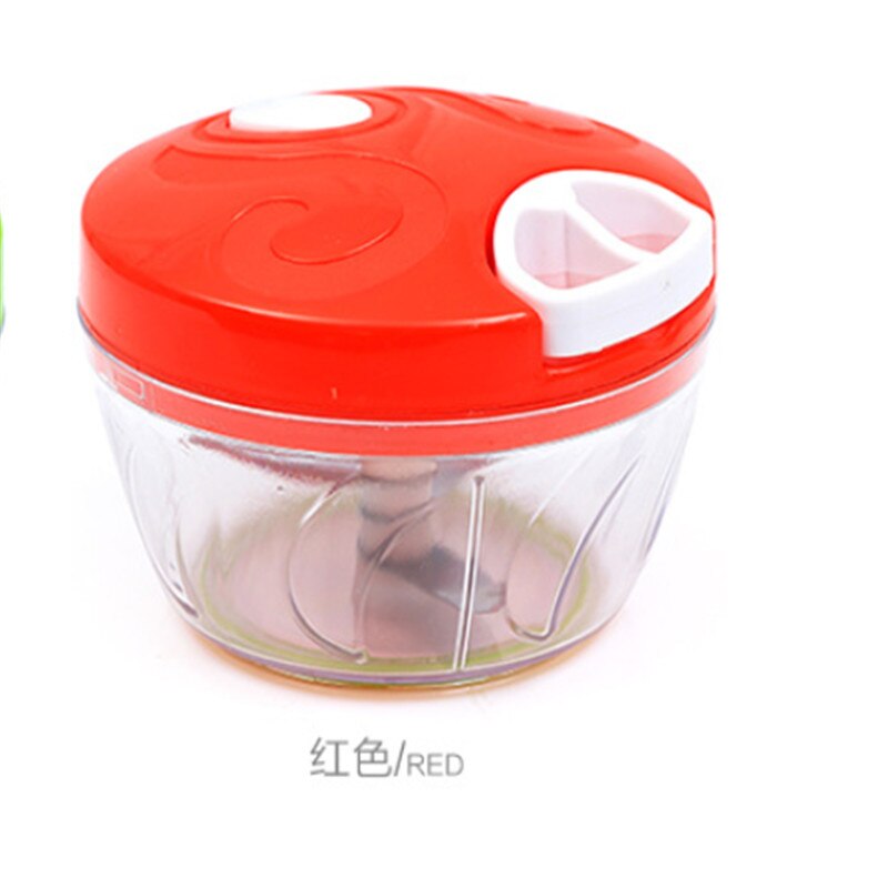 Tritatutto per alimenti a trazione manuale potente: Rosso