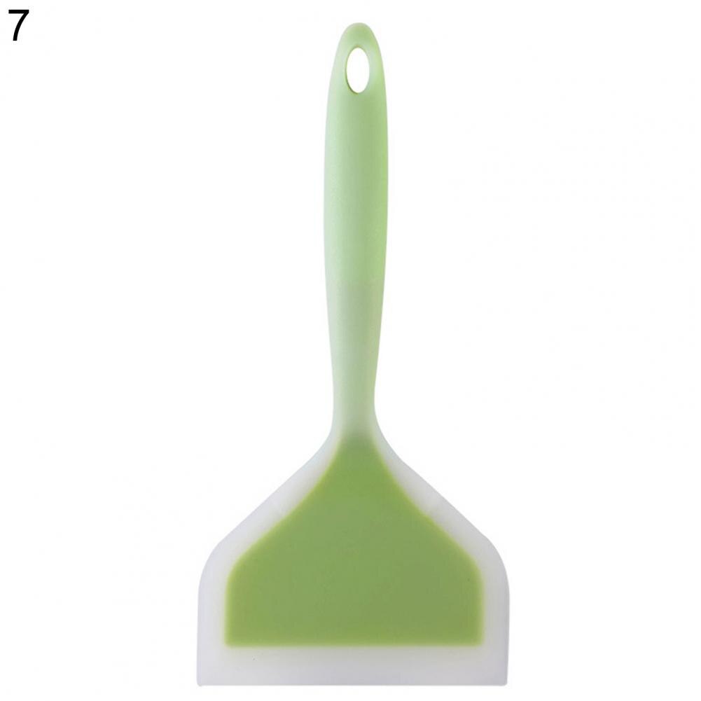 Silicone Kitchenwares Cooking Utensils 10 Styles Spatula Frying Pan/Nougat Shovels Kitchen Scraper Wide Pizza Cooking Tools: 7