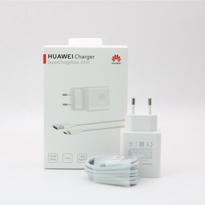 Ładowarka Huawei 40W oryginalna ładowarka 10V4A ładowarka amerykańska 5A kabel USB typu c dla nova 5 5t 5 zawodowiec kumpel 30 zawodowiec p20 p30 zawodowiec