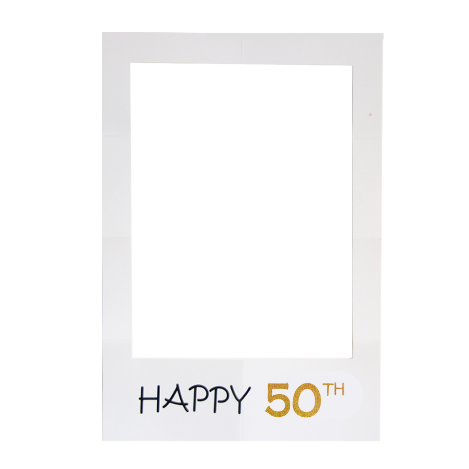 1 Pc 30/40/50 Jaar Fotolijst Happy Birthday Foto Props Diy Bruiloft/Verjaardag Decoratie Partij levert: 50th