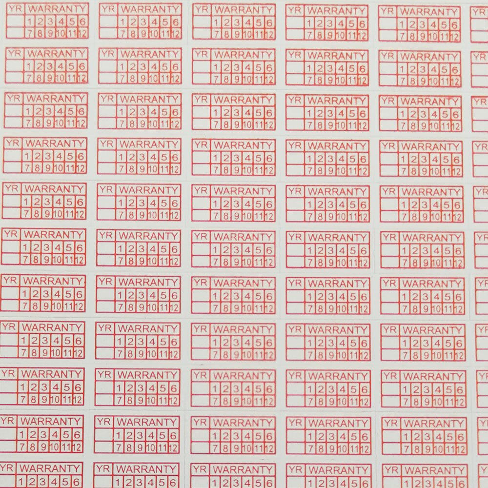 Rectangle 10*5mm 500 PCS/lot warranty sticker destructive fraigle/temper seal label