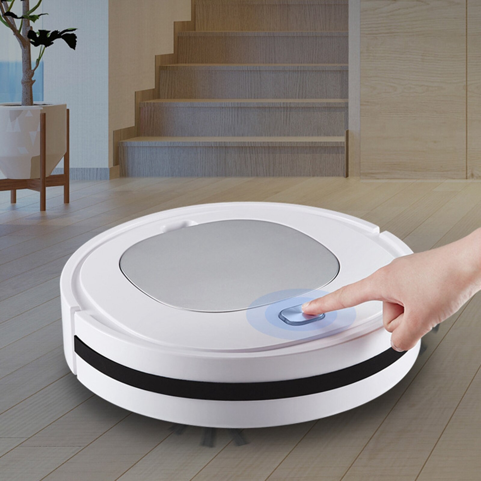 Smart Robot Vacuum Cleaner Multifunctional USB Auto Cleaning Pet Hair Vacuum Intelligent Floor Cleaning Robot