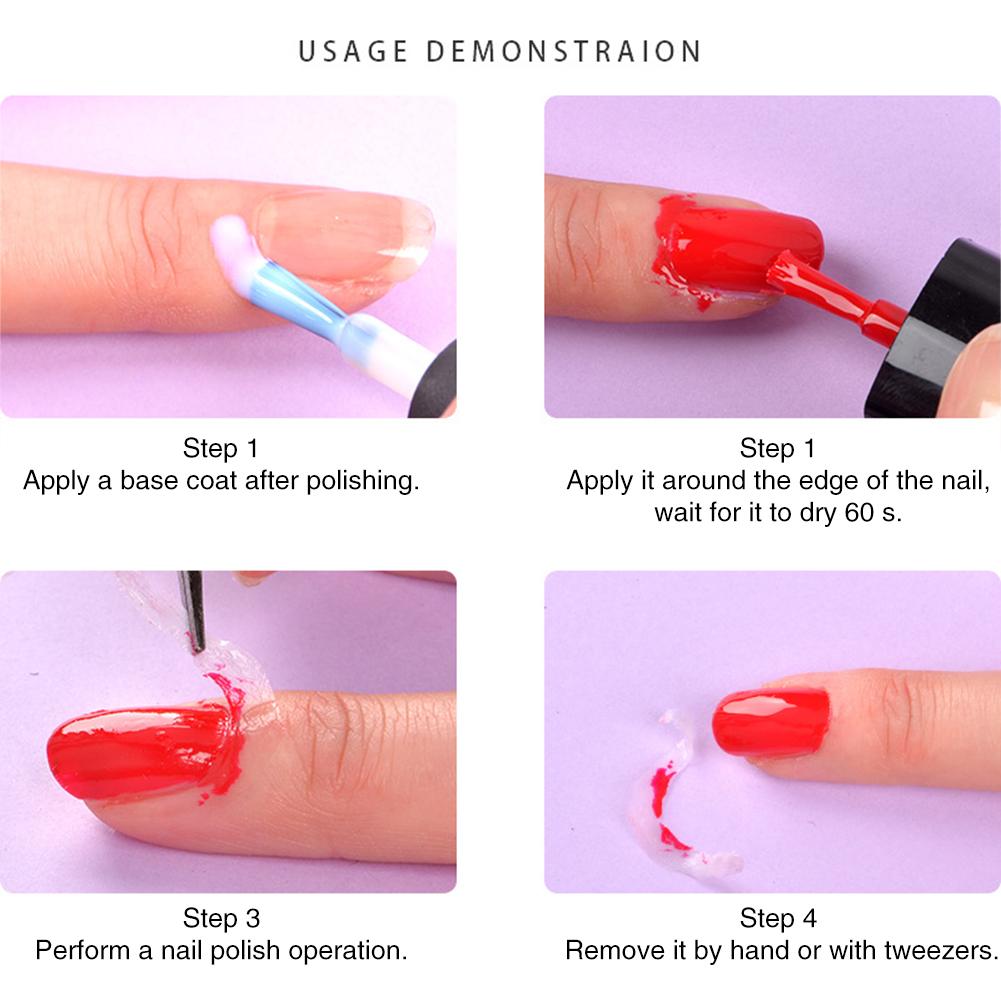 Anti-overflow Nail Polish Edge Protection Fast Drying Anti-dirty Art