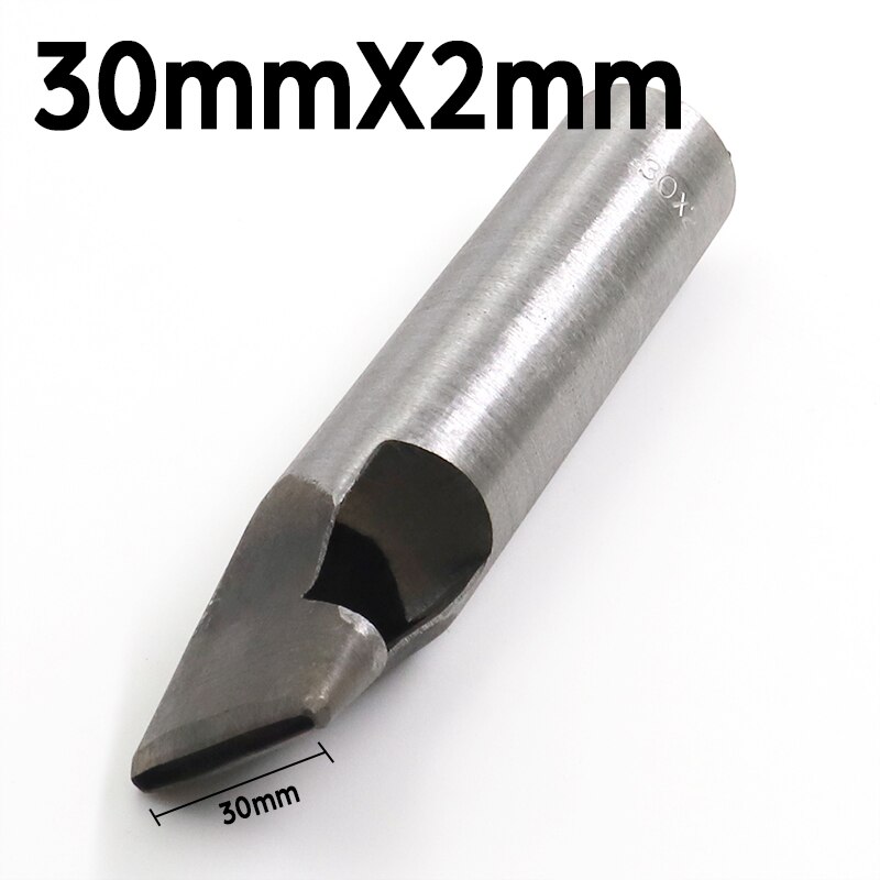 Leder Elliptischen Loch Punch Oval Winkel Abstand Gürtel Stanzen Werkzeuge DIY Handwerk Leder Puncher Loch Bohren Werkzeug Kunststoff Werkzeuge: 30mmX2mm
