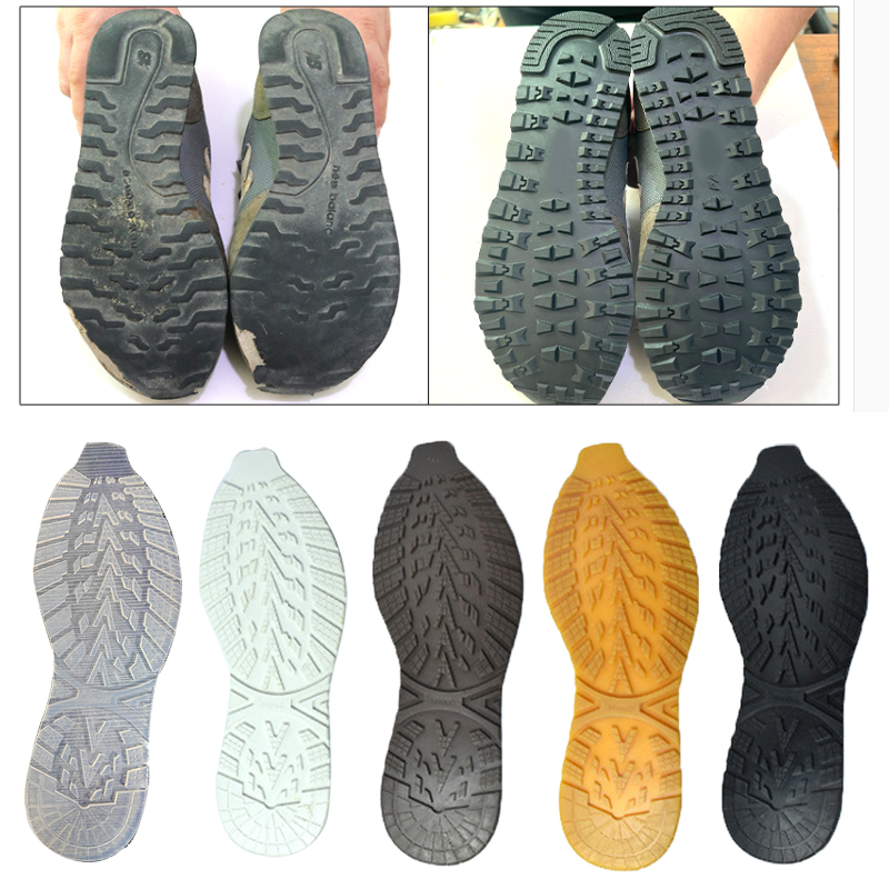 1 Pair Non-Slip Sole for Shoe Rubber Shoe Soles Wearable Shoes Pads Replaceable Soles Soling Sheet Stickers Pad Sneakers Outsole