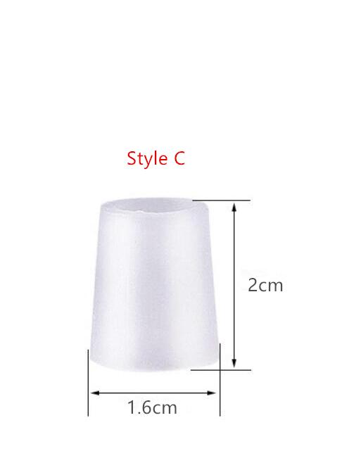 2Pcs Silicone Finger Toe Protector Separator Pain Relief Corn Callus Remover Applicator Soft Gel Tube Pedicure Tool Foot Care: 2Pcs Style C