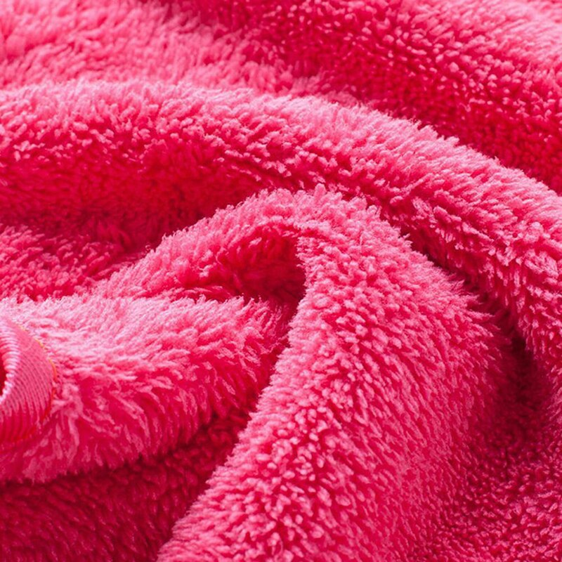 Genanvendelig blød mikrofiber makeup remover klud ansigts rense håndklæde blød hudvenlig makeup remover rense klud