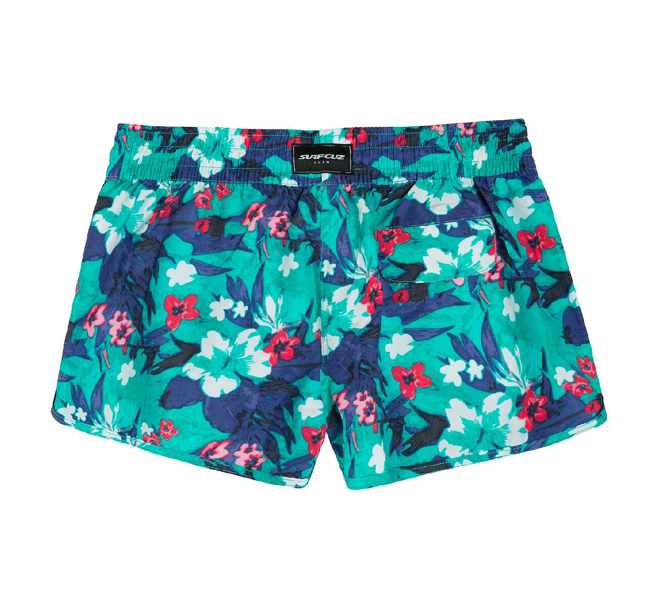 Surfcuz Vrouwen Bloemen Strand Boardshorts Met Zakken Quick Dry Print Zwembroek Casual Badmode Swim Shorts Voor Vrouwen