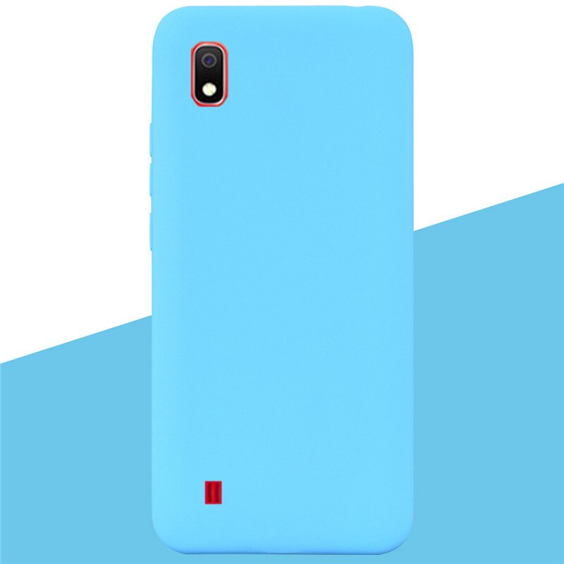 Silikon Fall Für Samsung Galaxy A10 Fall Weiche TPU Zurück Abdeckung Telefon Fall für Samsung A10 EINE 10 SM-A105F a105 Silikon Abdeckung: 5 Sky Blue