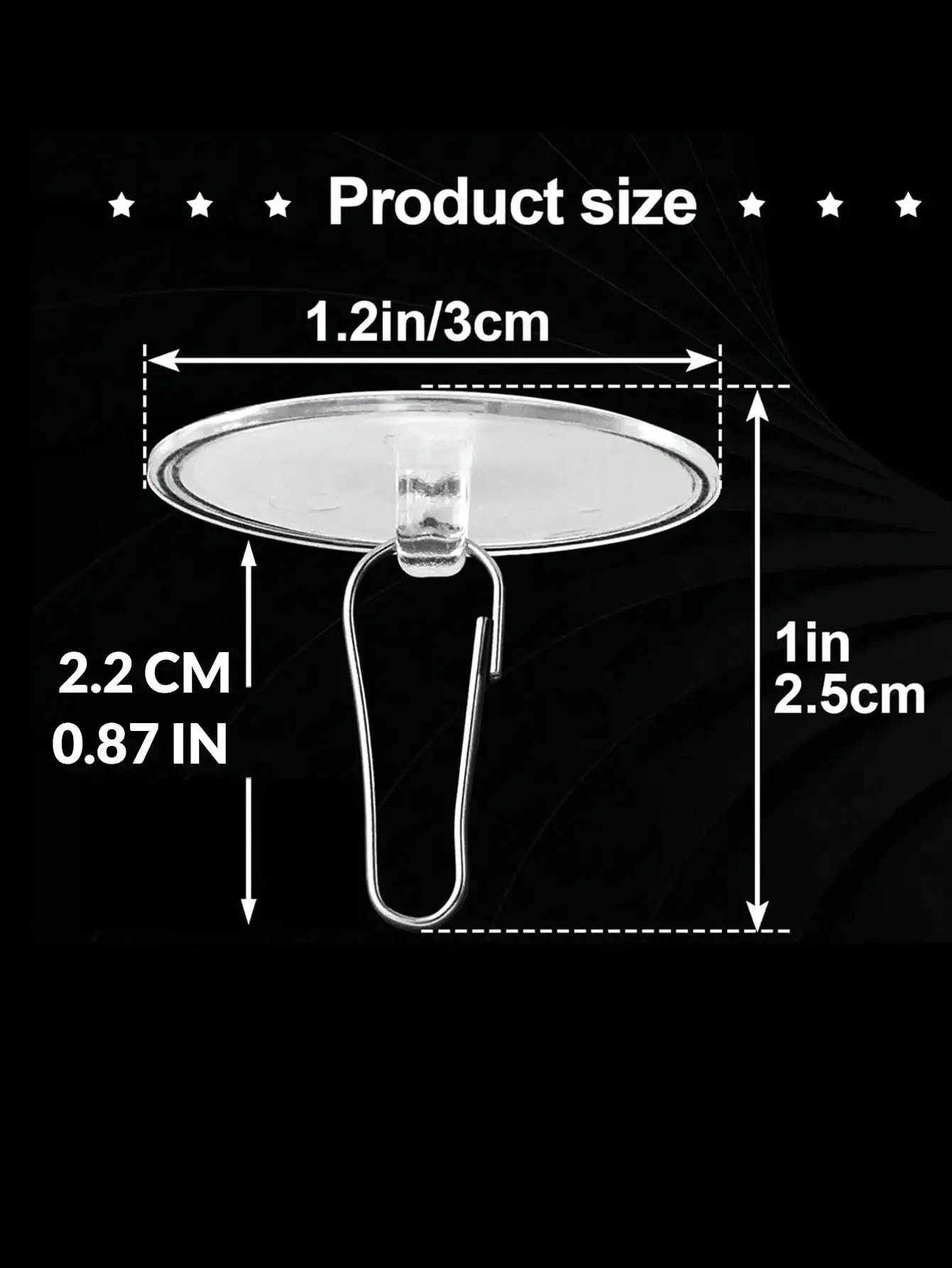10/20/50 pçs teto forte traceless pequeno disco gancho transparente sucção cartaz decorativo pendurado gancho autoadesivo
