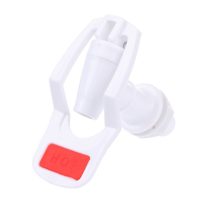 2 Pcs Water Dispenser Replacement Push Type White Plastic Tap Faucet