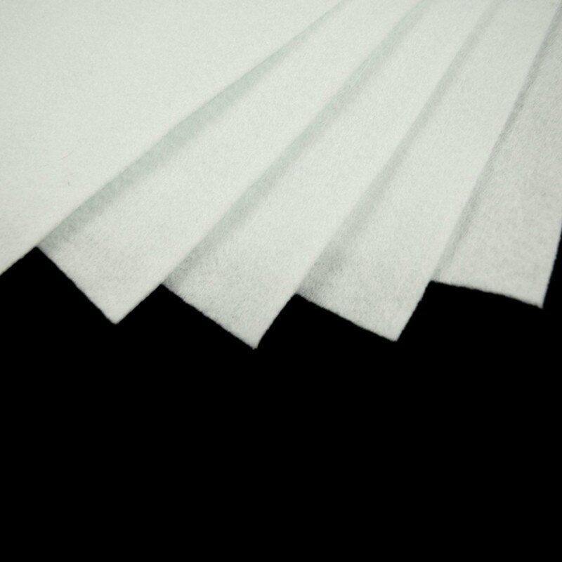 Soft white Non Woven Felt Fabric Sheets Fiber Thick Kids DIY Craft Assorted Fabric Square Embroidery Scrapbooking Craft AA8503