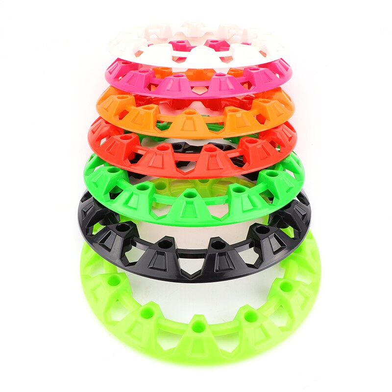 4pcs 6-inch ATV Wheel Trim Hub Protection Decor Rim Cap Universal Vehicle All Terrain wheel Plastic Cover fit to 6 inch wheels