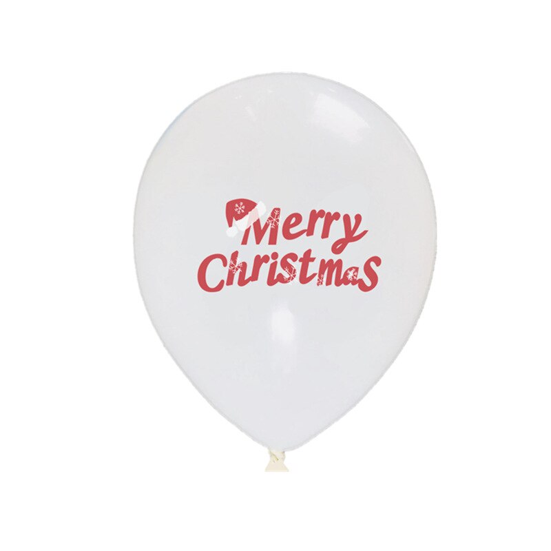2 stk / sæt glædelig jul balloner krans rød grøn diy ballon kæde helium rund folie slik globos julemanden slik sukkerrør: 7