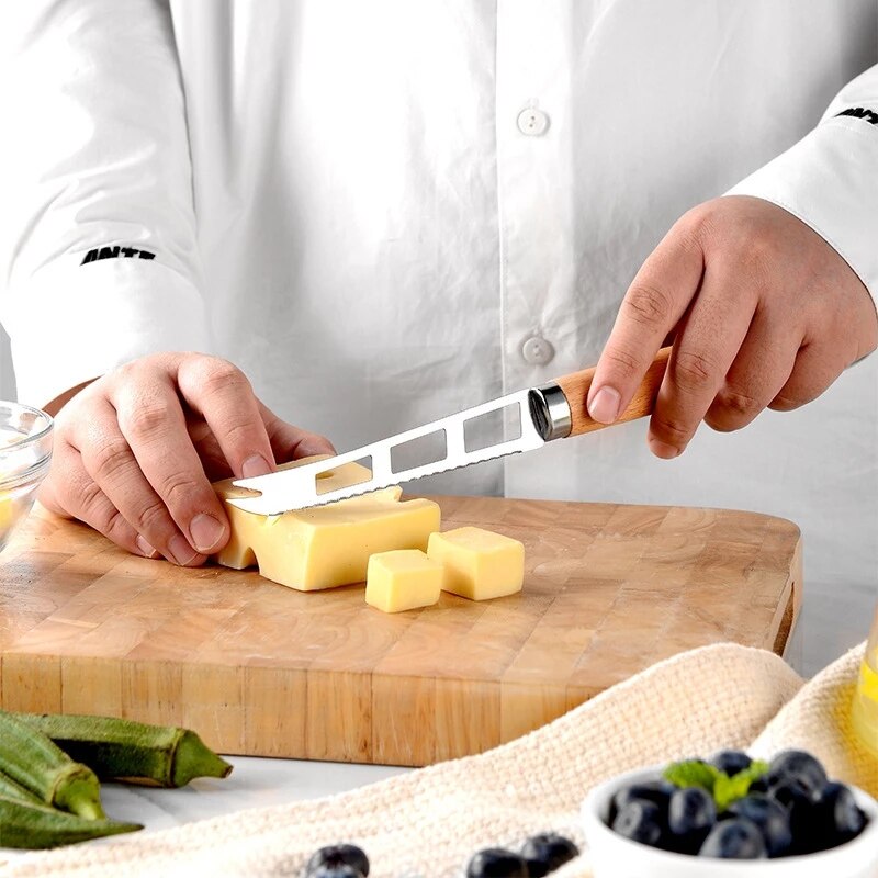 9 stücke Küchen helfer & Küchen werkzeug Geschenkset Küchengeräte und Gerät einstellen Edelstahl Utensilien einstellen mit Holzgriff