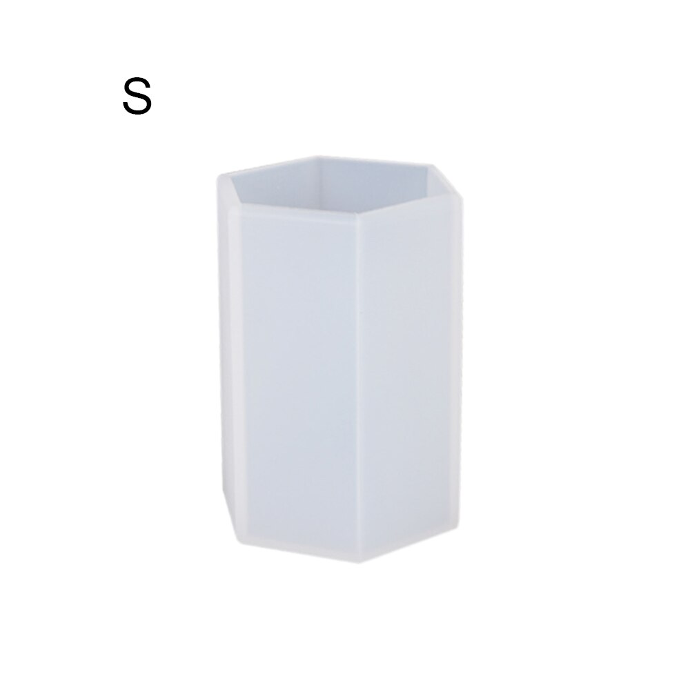 S/L Handgemaakte Hexagon Kaars Maken Siliconen Mal Kleine Ambachten Bloem Planten Beton Hydrocultuur Bloempot Siliconen Mal: S
