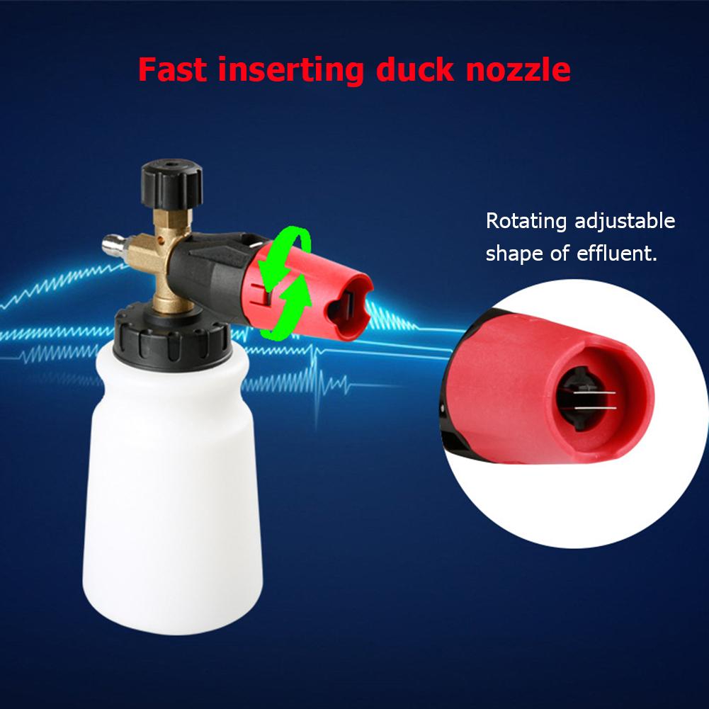 High Pressure Water Spray Gun 1/4 Quick Connector Washer Snow Foam Jet Bottle Washing Car Wash Machine Garden Watering Tool