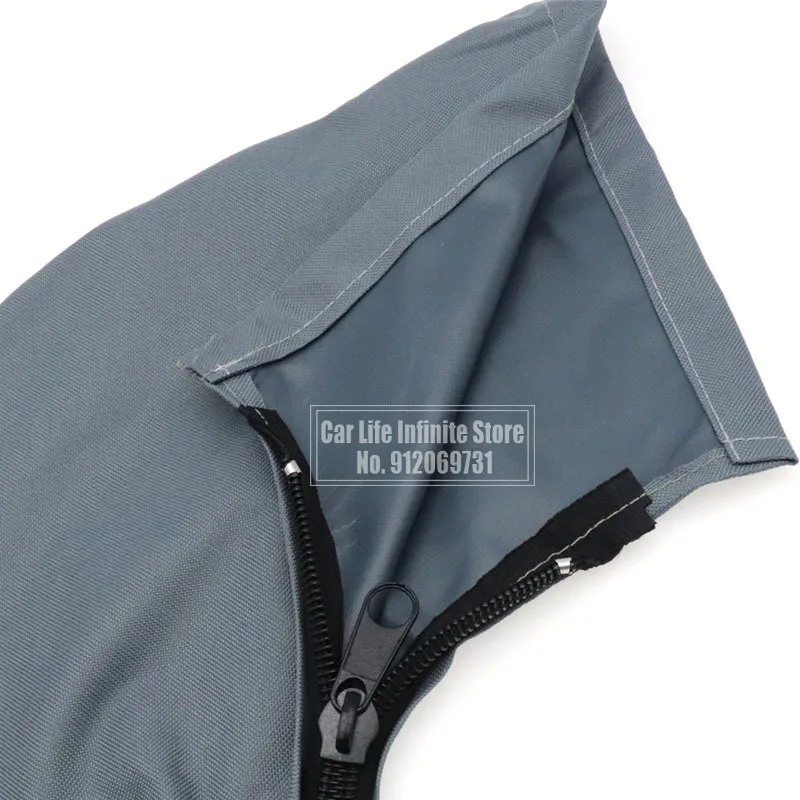 Waterproof 600D 3 Bow Bimini Top Boot Cover No Frame Yacht Boat Cover With Zipper Anti UV Dustproof Cover Marine Accessories