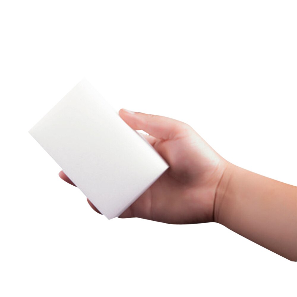 50pcs Extra High-density Durable Nano Cleaning Sponge Eraser Strong Decontamination Washing Brush (White)