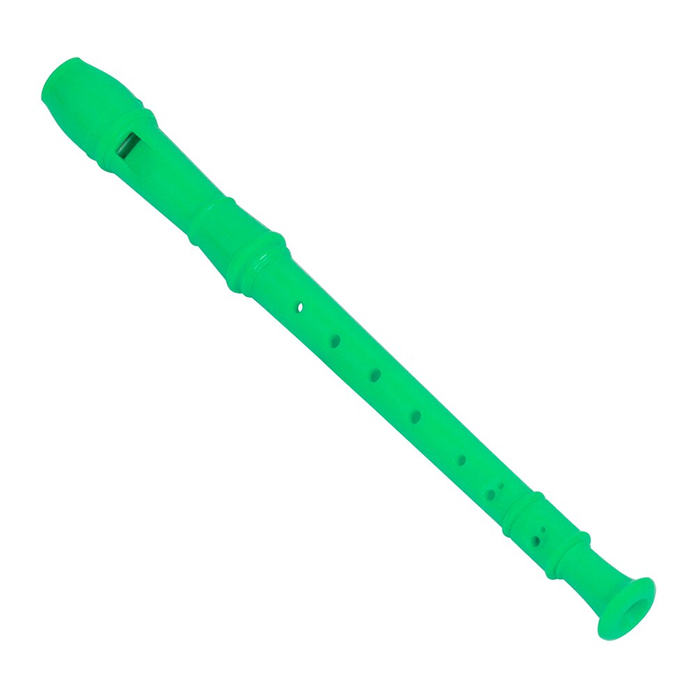 ABS Soprano Descant Recorder Clarinet 8 Holes German Style C Key with Fingering Chart Cleaning Stick for Kids Beginners