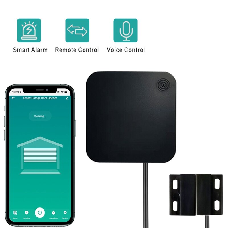 Tuya Wifi Smart Garagedeur Controller Draadloze Garagedeuropener Wifi Schakelaar Afstandsbediening Roldeur Geen Motor