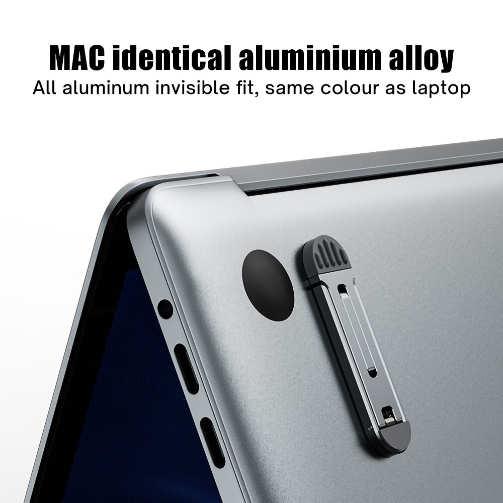 Inc Legierung Kreative Universal Tragbare Laptop Stehen Für Apple MacBook Air/Pro MateBook RedmiBook Huawei Z Unsichtbare Laptop Halter