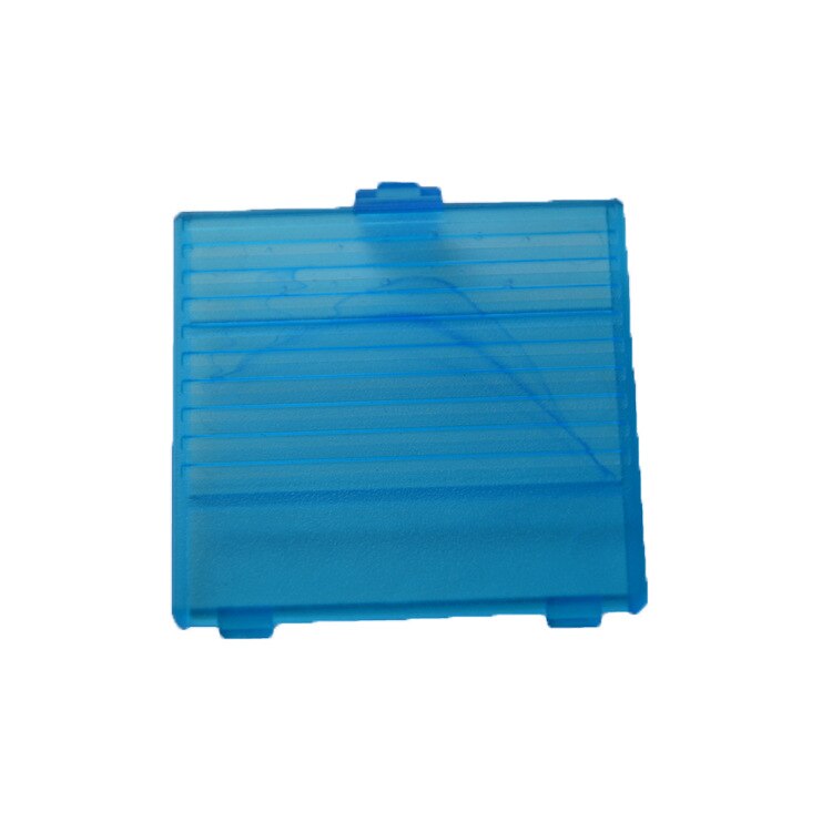 Voor GB DMG GBO Batterij Cover Vervanging voor GameBoy Klassieke Shell Achterdeur 6 Kleuren: CLEAR BLUE