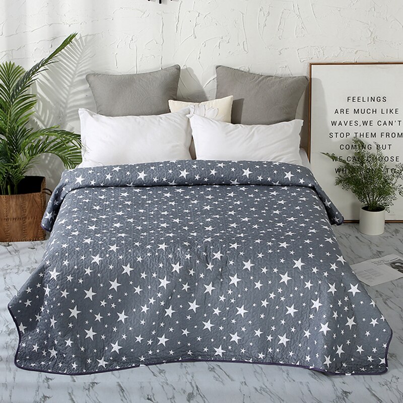 Zomer Sprei Geometrische Gedrukt Dubbele gewatteerde deken Quilts en Dekbedden voor Volwassenen Dunne airconditioning Dekbed Voor Bed # sw: 150 x 200cm
