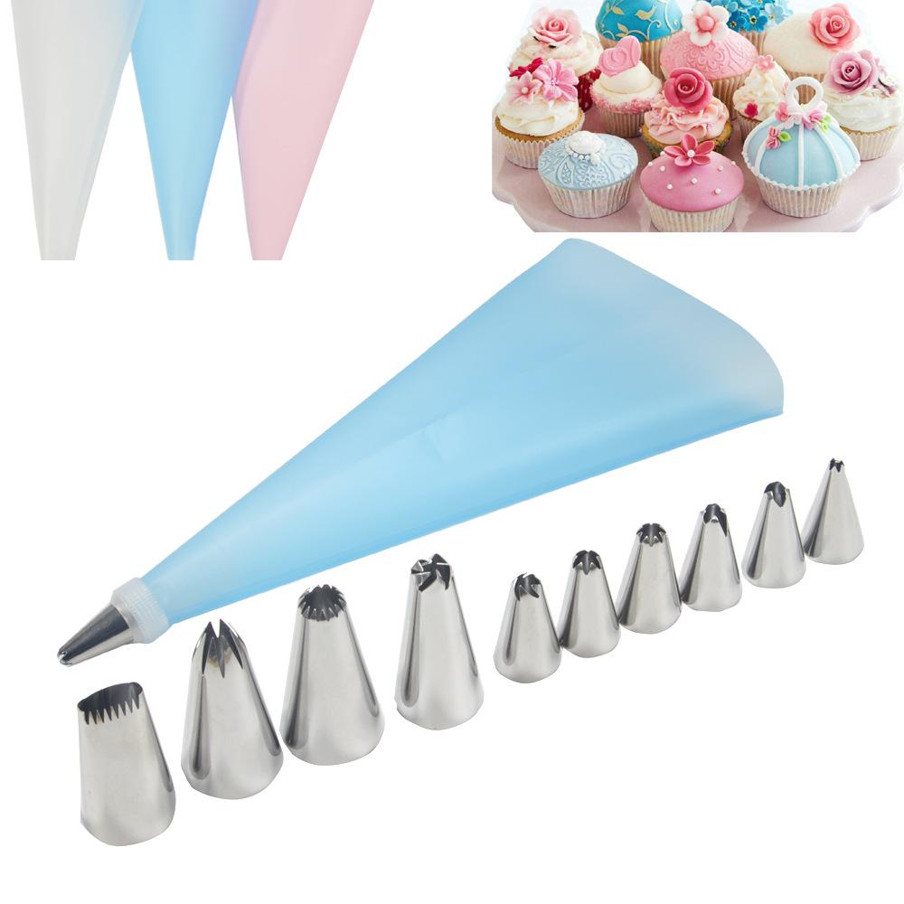 10PCSpuitzak Konditorei Outils Accessoires Kuchen Dekorieren Werkzeug Silikon bilden Moule Gießen Resine