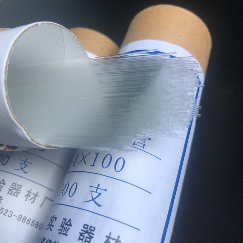 1000pcs/box DIA0.3mm to 0.5mm Glass Melting Point Capillary Tube Spotting Capillary Pipette Length 100mm or 200mm Both Open Ends
